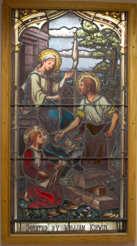 Holy Family window