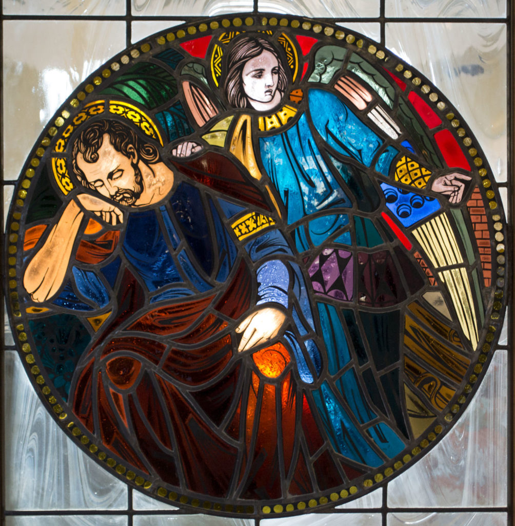 Dream of St. Joseph window